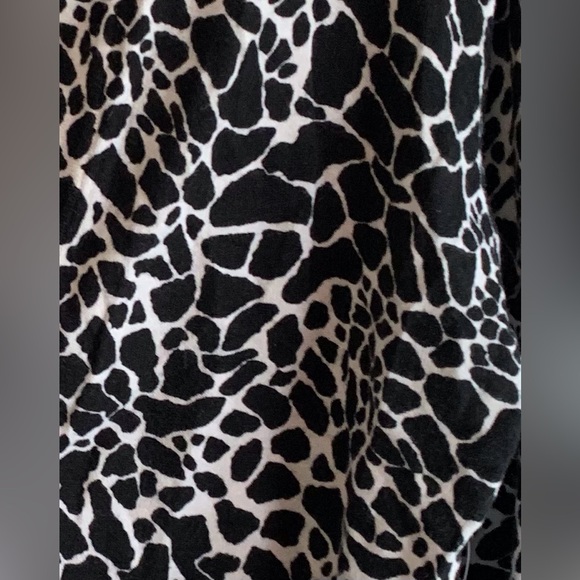 ⭐️NWT Jones New York Sport Cropped Cotton Cardigan w/Giraffe Print size XL - Picture 7 of 11